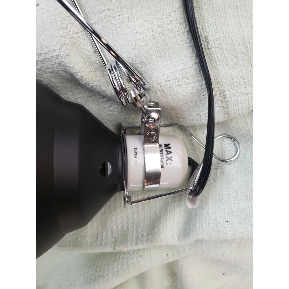 EUC Exo Terra PORTABLE Reptile Aluminum Dome LAMP Exo-Terra Swivel